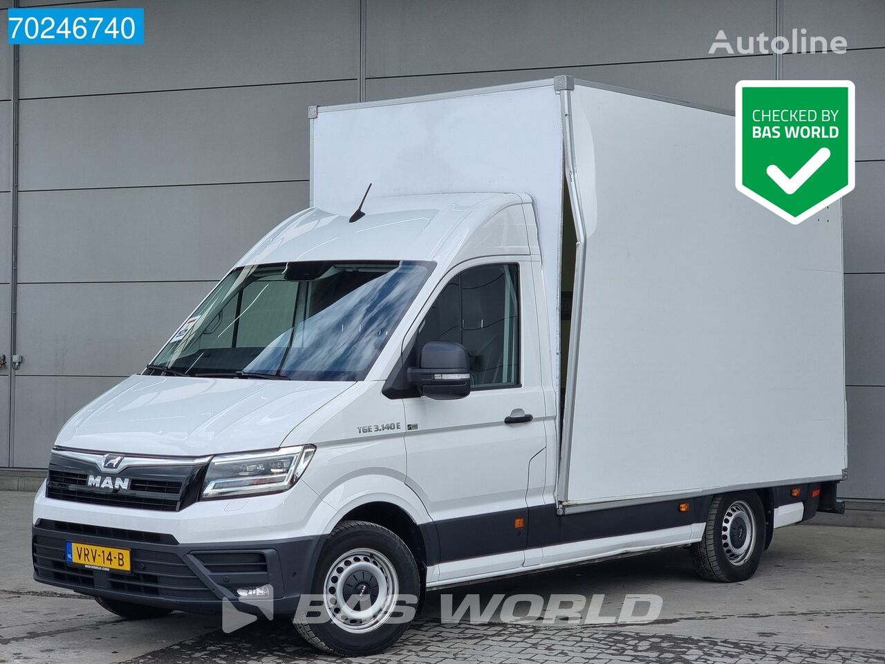 camion fourgon < 3.5t MAN ETGE 3.140 100% Elektrisch Automaat Bakwagen Navi Airco Cruise M