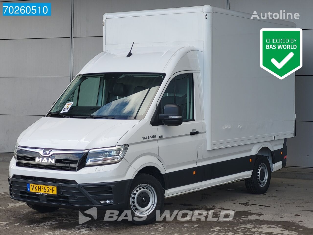 MAN ETGE 3.140 100% Elektrisch Automaat Bakwagen Navi Camera Meubelb box truck < 3.5t