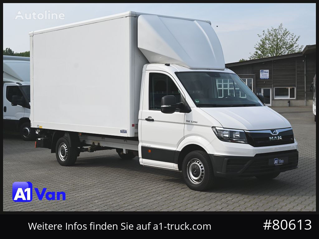 MAN TGE 3.140 box truck < 3.5t