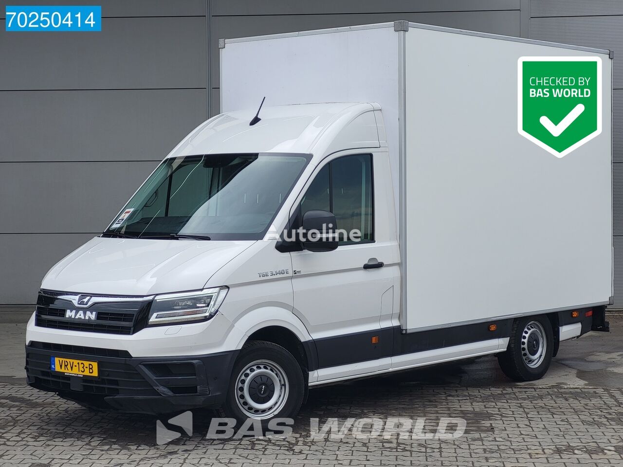 MAN TGE 3.140 100% Elektrisch Automaat Bakwagen Navi Airco Cruise Pa box truck < 3.5t