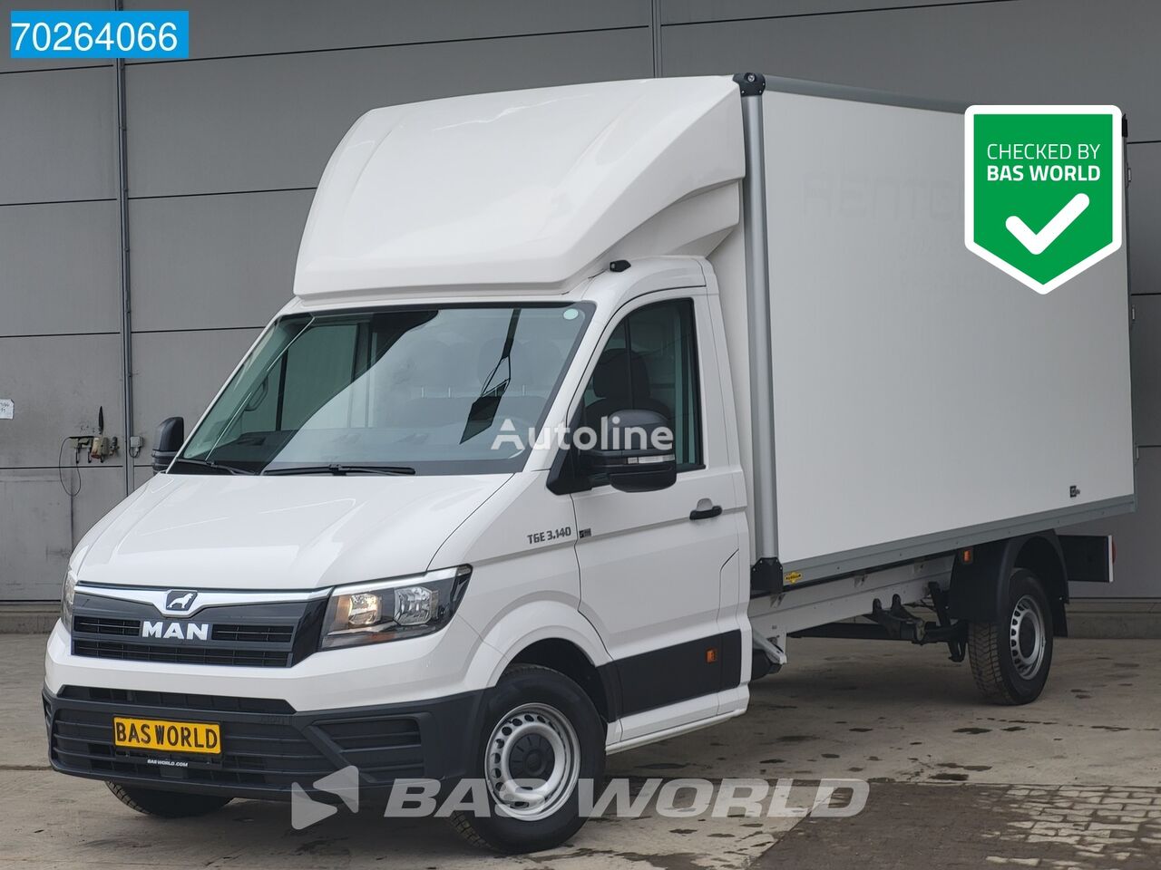 camion furgon < 3.5t MAN TGE 3.140 Bakwagen met achterdeuren Nieuw!! Airco Meubelbak Koff