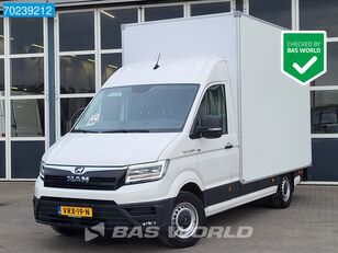 MAN TGE 3.140 E Elektrisch Automaat Bakwagen Navi LED Airco Cruise M box truck < 3.5t