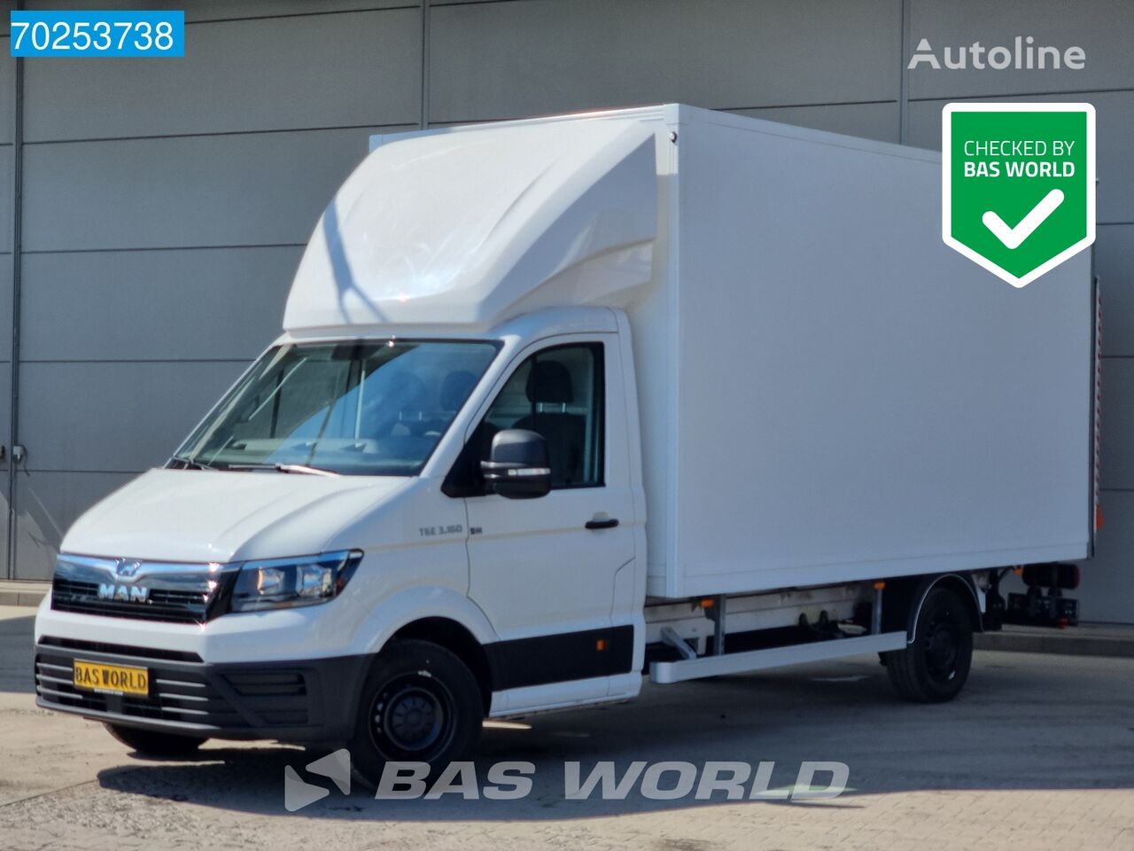 нови камион фургон < 3.5т MAN TGE 3.160 Automaat Dhollandia Laadklep Zijdeur Airco Cruise Bakw