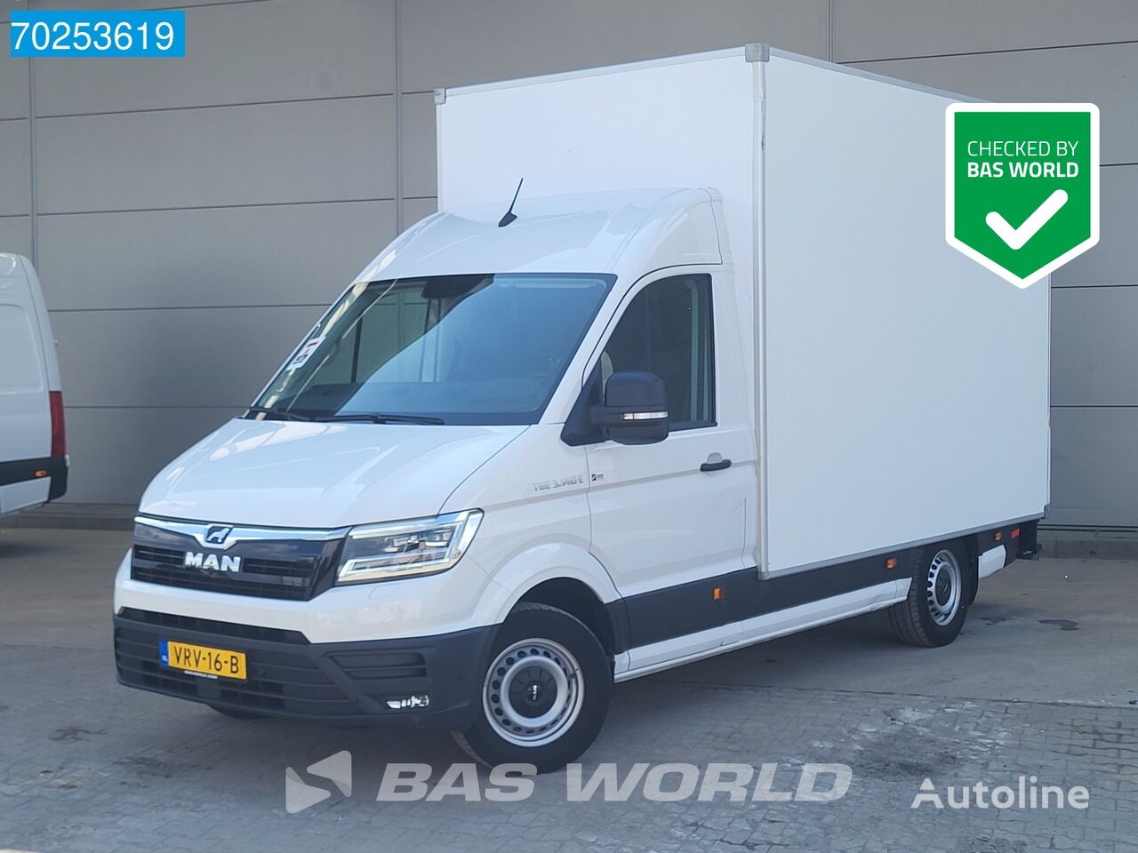 MAN TGE e-Tge 100% Elektrisch Automaat Bakwagen Navi Airco Cruise Pa box truck < 3.5t