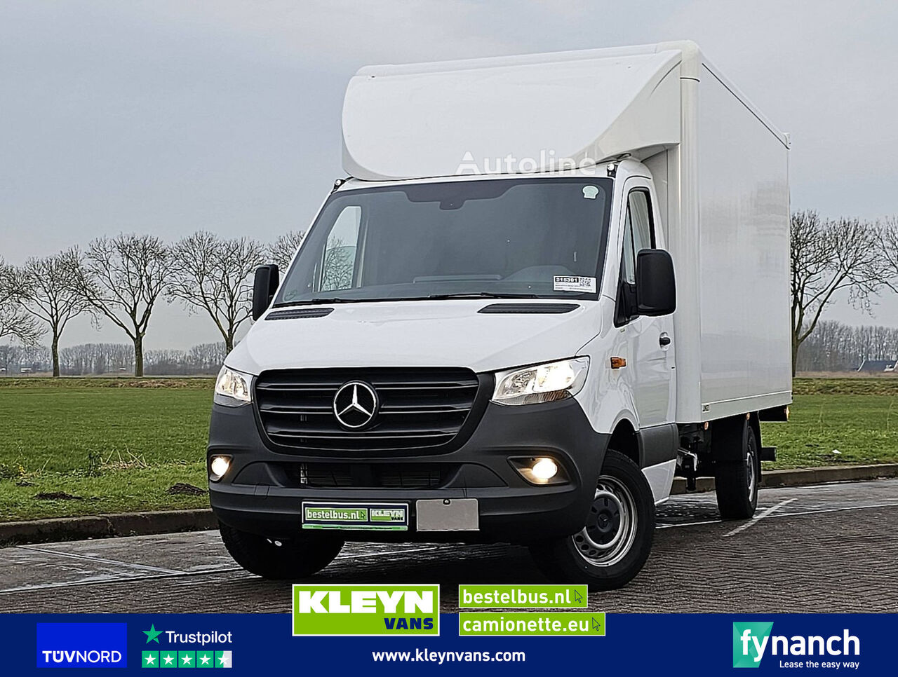 camion fourgon < 3.5t Mercedes-Benz SPRINTER 317 Bakwagen Laadklep!