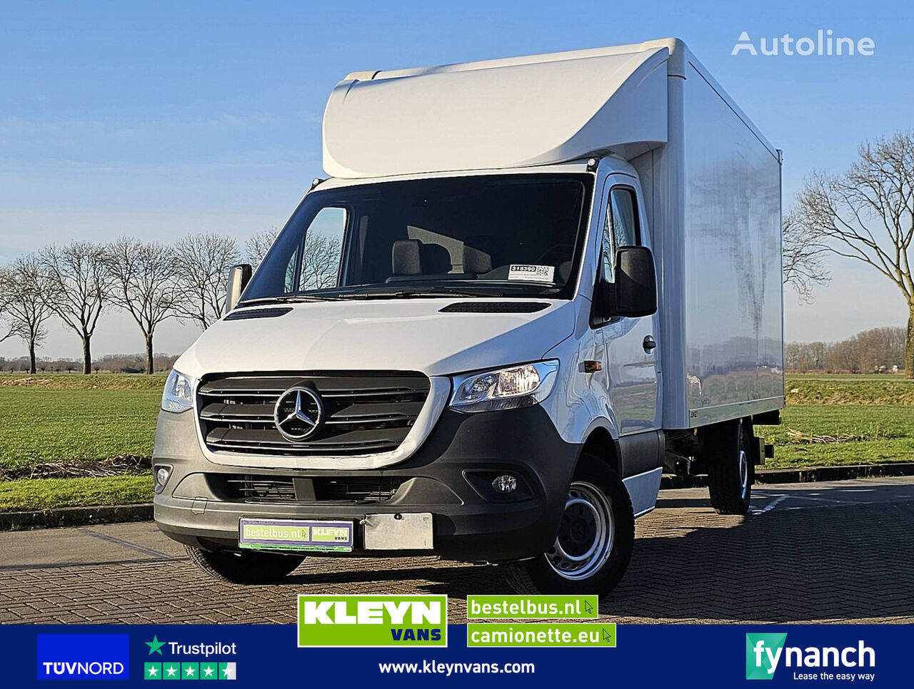 شاحنة مقفلة < 3.5طن Mercedes-Benz SPRINTER 317 Bakwagen Zijdeur!