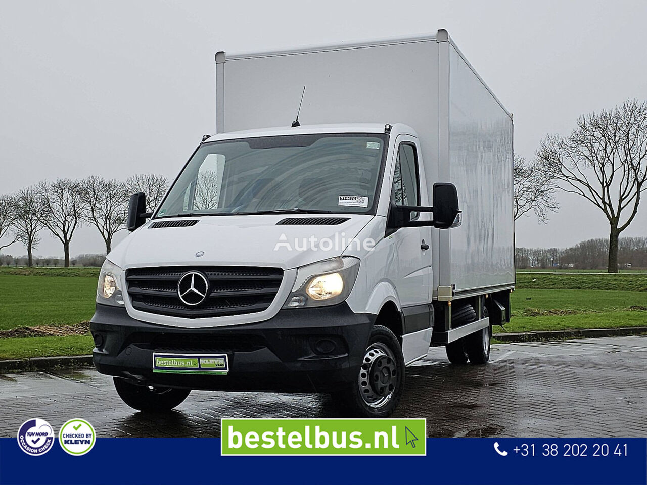 Mercedes-Benz SPRINTER 513 AC XL LAADKLEP LANG box truck < 3.5t