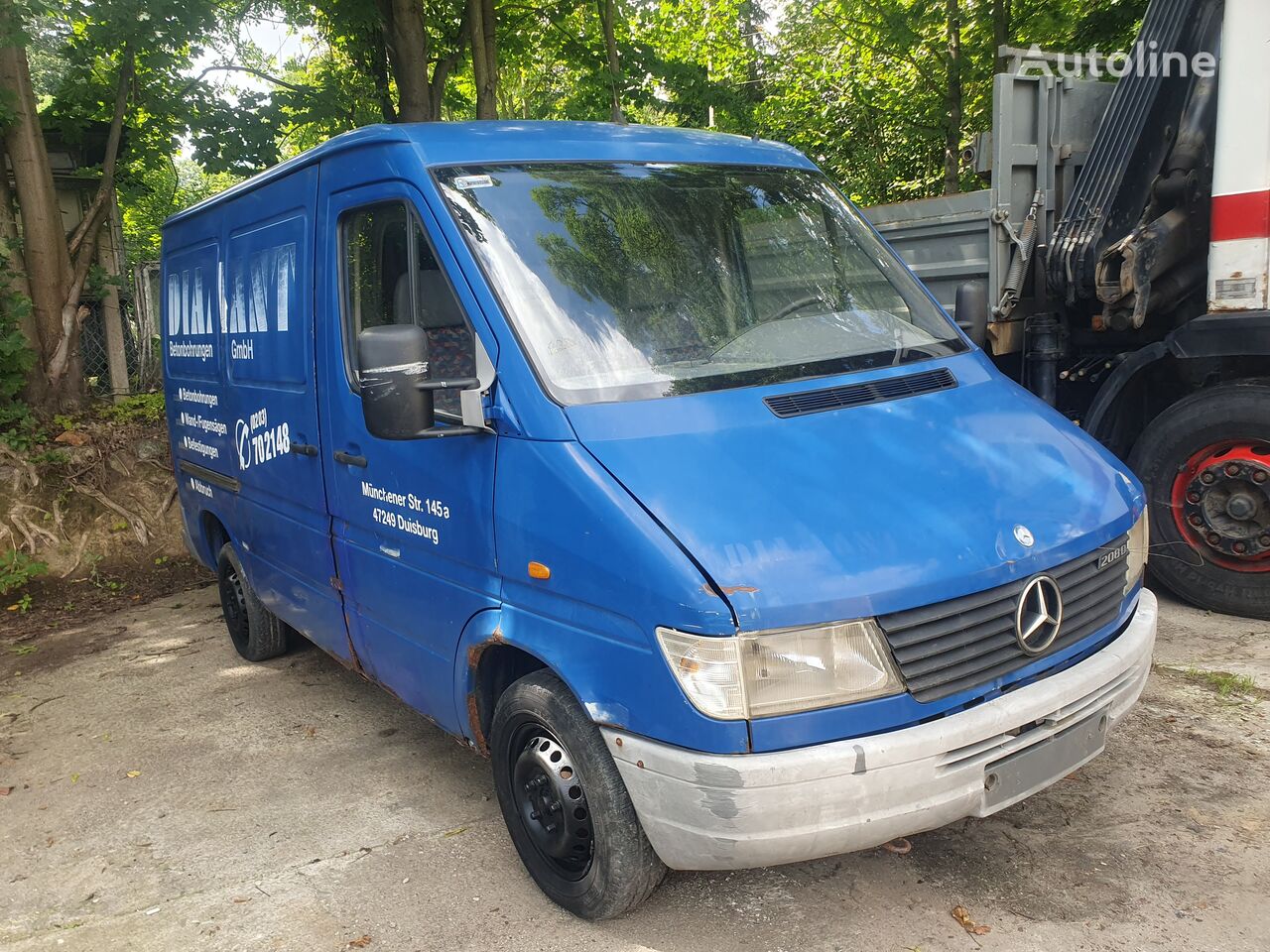 Mercedes-Benz Sprinter 208D umpikori kuorma-auto < 3.5t