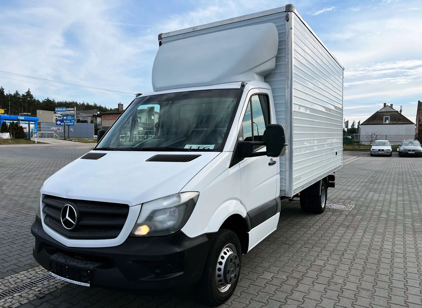 Mercedes-Benz Sprinter 313/513 CDI Kontener 8-palet + Drzwi Bliźniaki Import I box truck < 3.5t