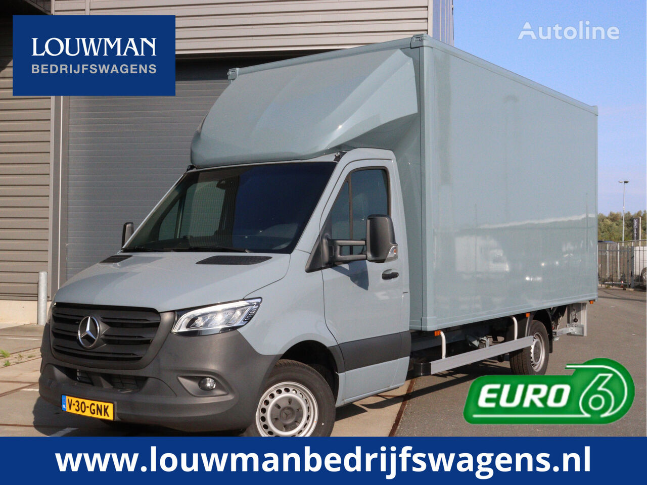 camião furgão < 3.5t Mercedes-Benz Sprinter 317 1.9 CDI L3H1 Bakwagen Meubelbak met laadklep Achter