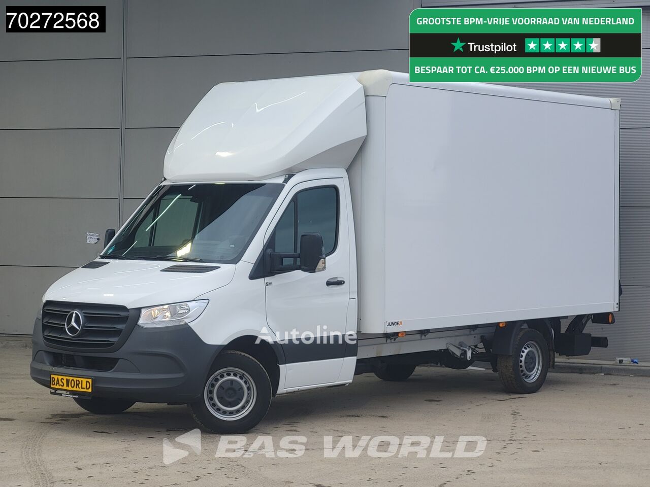 Mercedes-Benz Sprinter 317 CDI Automaat Bakwagen Laadklep Camera Airco Koffer  kamion furgon < 3.5t