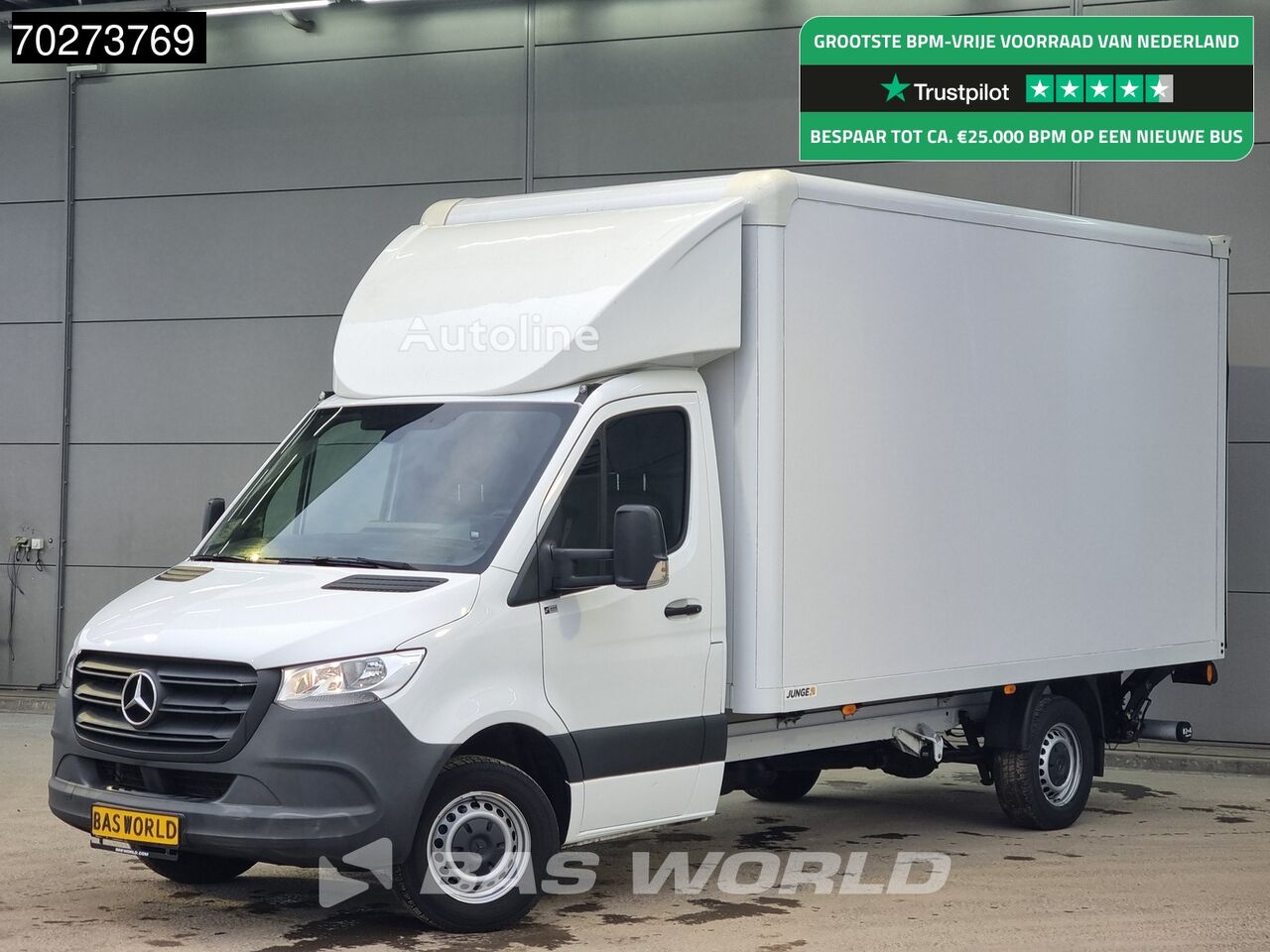 автофургон < 3.5т Mercedes-Benz Sprinter 317 CDI Bakwagen Automaat Laadklep Camera Meubelbak Kof