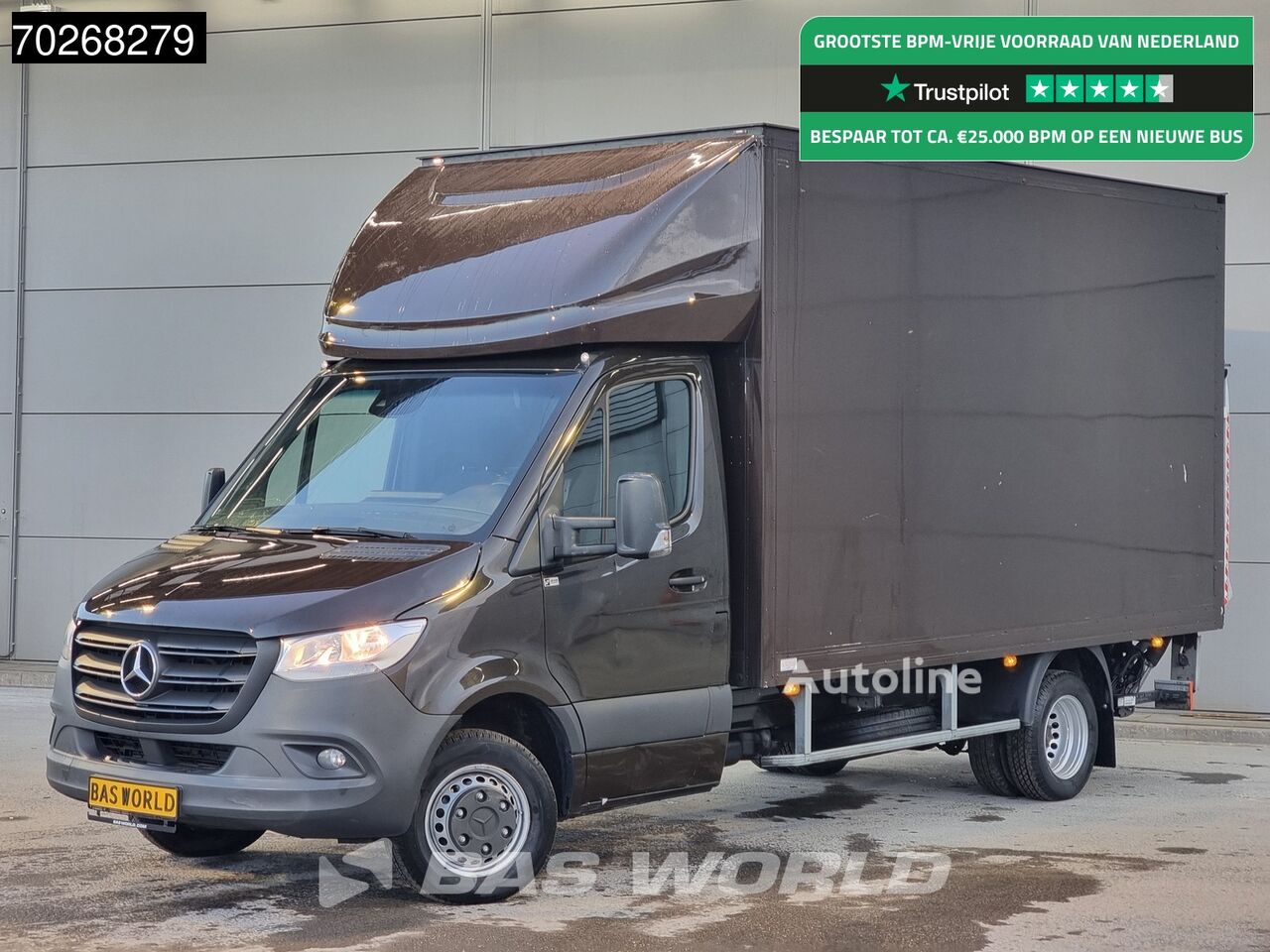 автофургон < 3.5т Mercedes-Benz Sprinter 514 CDI Automaat Laadklep Bakwagen Dubbellucht Airco Cr