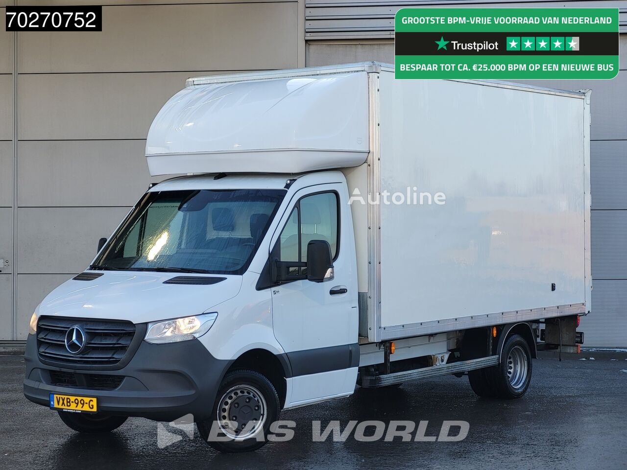 Mercedes-Benz Sprinter 514 CDI Bakwagen Laadklep Dubbellucht Airco Cruise Meub skapbil < 3.5t