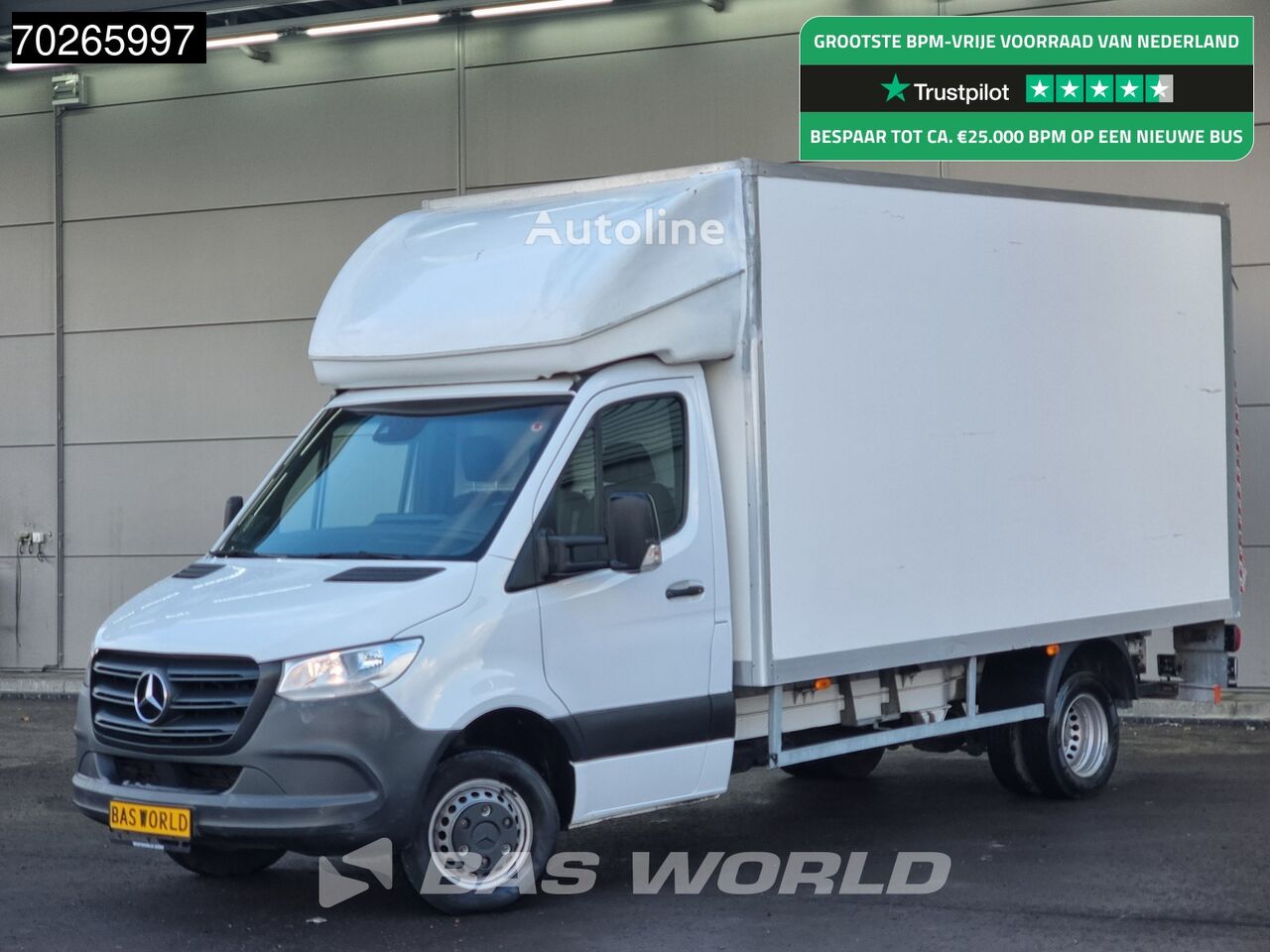 camion fourgon < 3.5t Mercedes-Benz Sprinter 514 CDI Laadklep Dubbellucht Bakwagen Airco Cruise MBUX