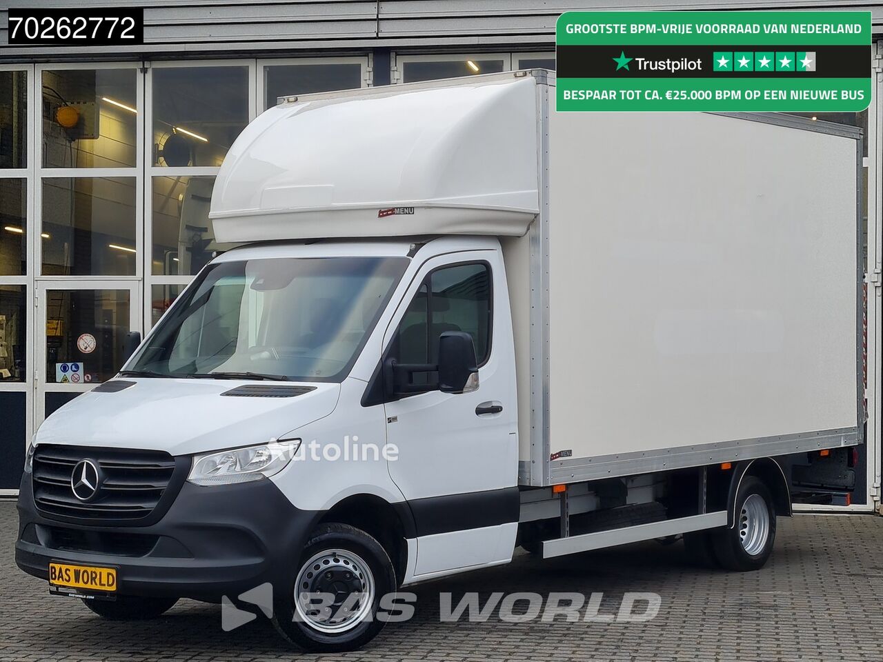 camion fourgon < 3.5t Mercedes-Benz Sprinter 514 CDI Laadklep Zijdeur Dubbellucht Airco Cruise Bakwa