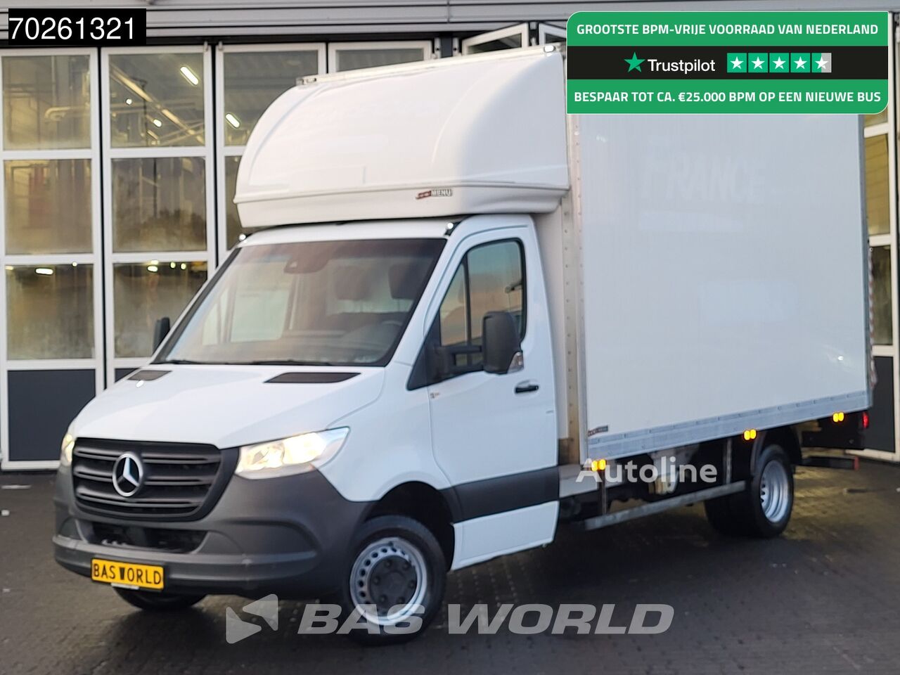 Mercedes-Benz Sprinter 514 CDI Laadklep Zijdeur Dubbellucht Bakwagen Airco Cru lastbil kassevogn < 3.5t