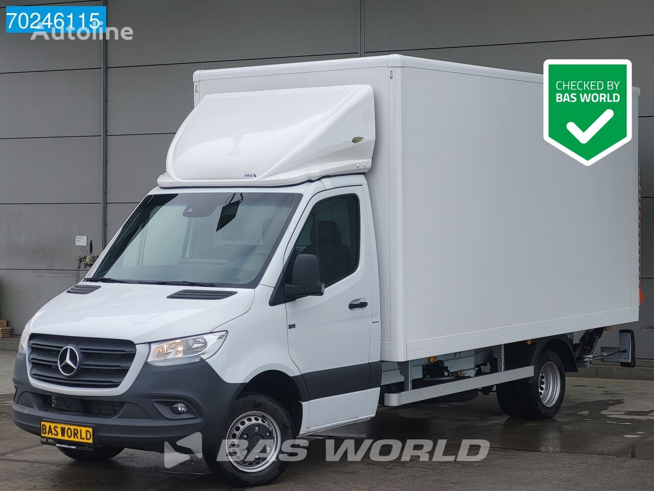 camion fourgon < 3.5t Mercedes-Benz Sprinter 515 CDI Automaat Laadklep Dubbellucht Bakwagen MBUX Air neuf