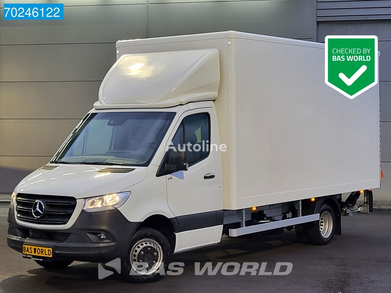 新箱式卡车 < 3.5t Mercedes-Benz Sprinter 515 CDI Automaat Laadklep Zijdeur Dubbellucht Bakwagen