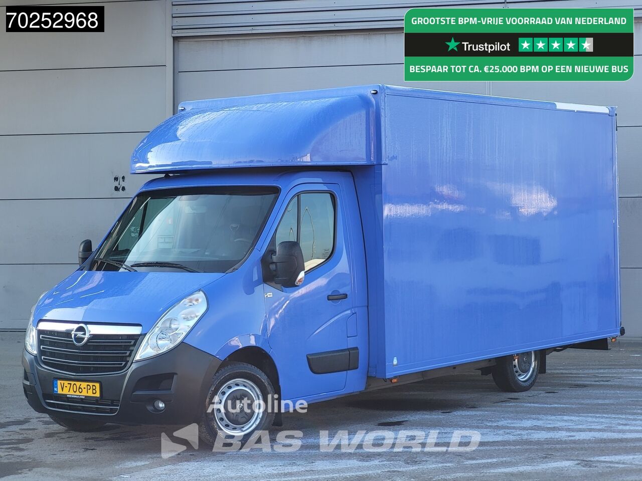 Opel Movano 170PK Automaat Bakwagen Oprijklep Airco Cruise Camera Meu panelvan kamyon < 3.5t - Autoline