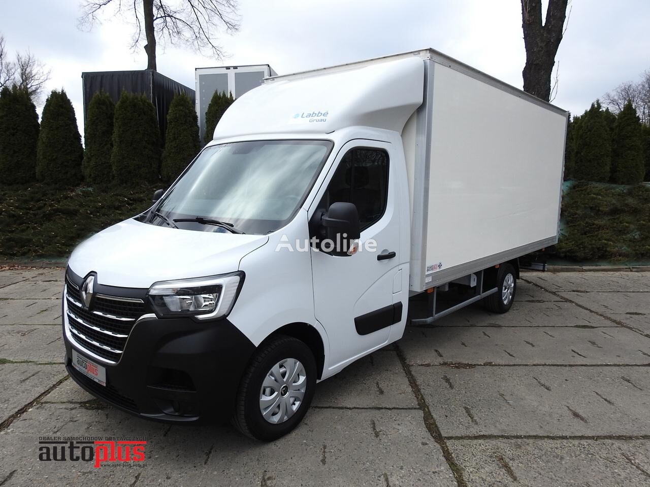 Renault MASTER KONTENER WINDA 9 PALET TEMPOMAT NAWIGACJA KLIMATYZACJA LE box truck < 3.5t