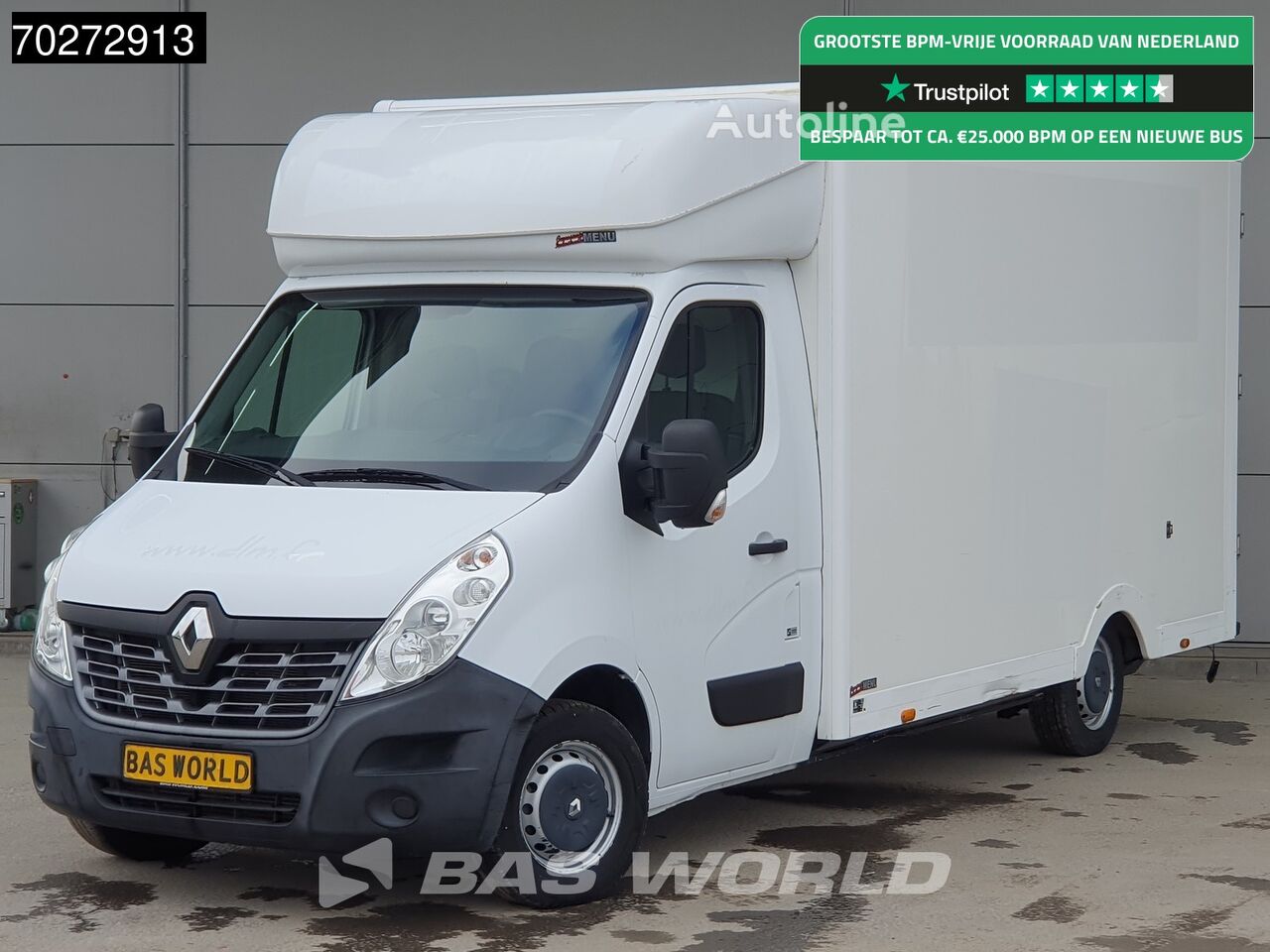 Renault Master 130PK Bakwagen Airco Cruise Meubelbak Plancher Verkoopwag box truck < 3.5t