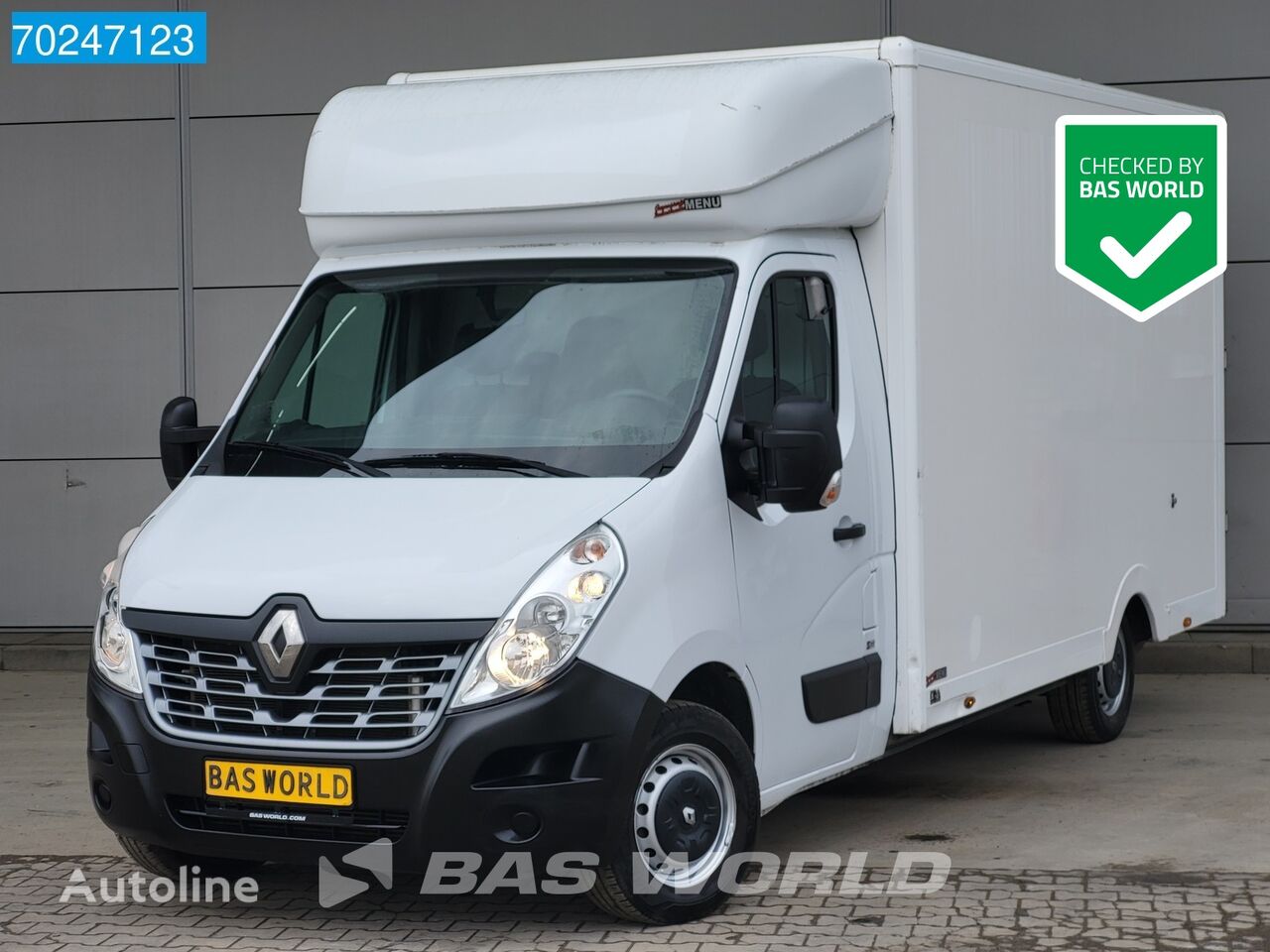 شاحنة مقفلة < 3.5طن Renault Master 130PK Euro6 Bakwagen Meubelbak Koffer Plancher Airco Crui