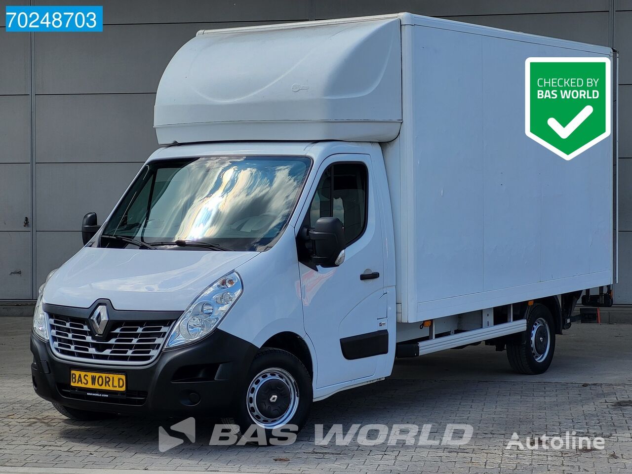 sunkvežimis furgonas < 3.5t Renault Master 130PK Laadklep Bakwagen Euro6 Airco Cruise Meubelbak Koff