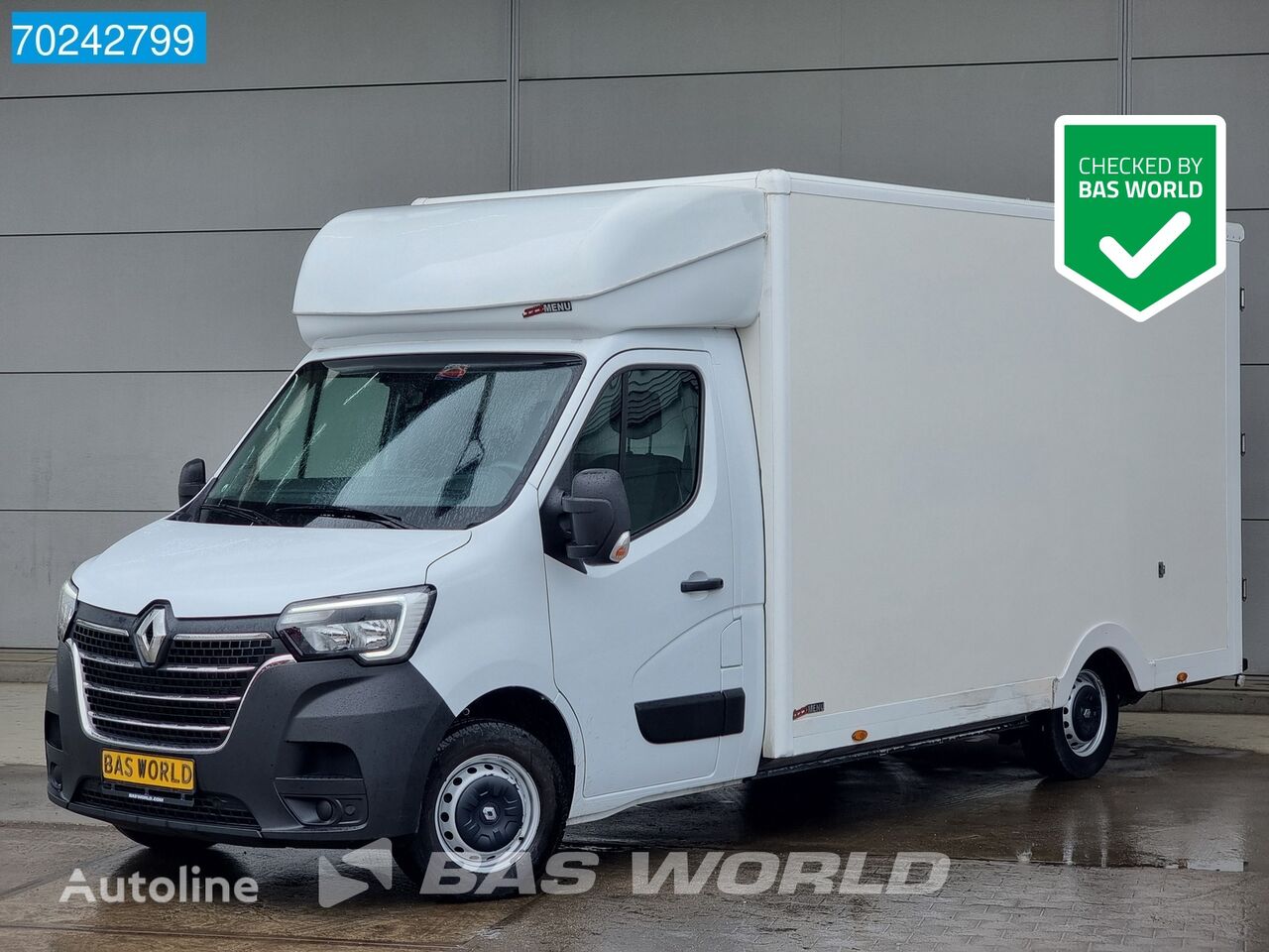 camião furgão < 3.5t Renault Master 145PK Bakwagen Low Liner Meubelbak Plancher Airco Cruise