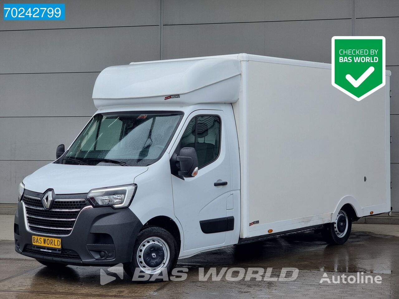 箱式卡车 < 3.5t Renault Master 145PK Bakwagen Low Liner Meubelbak Plancher Airco Cruise