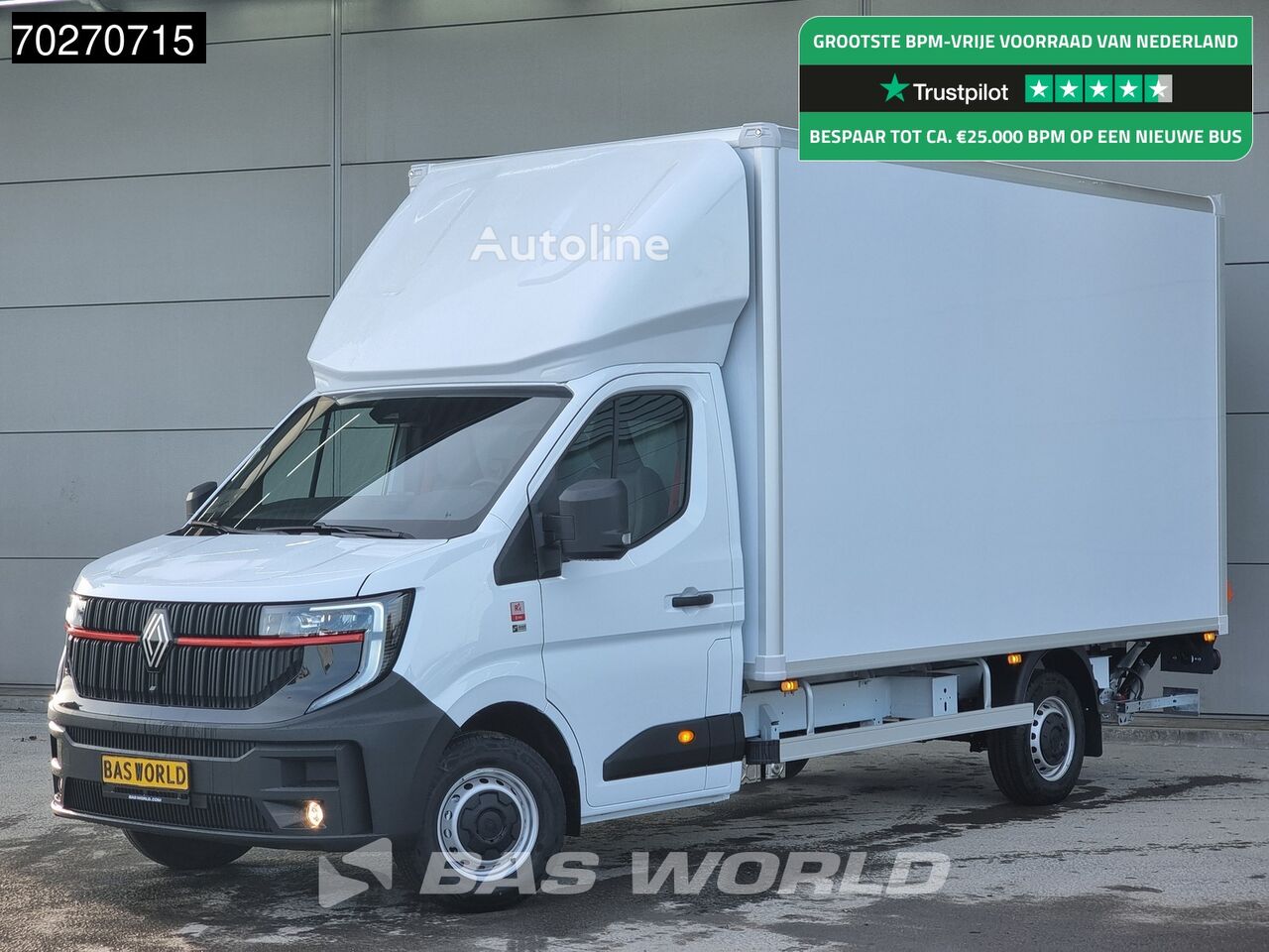 new Renault Master 150PK 2025 model Laadklep Bakwagen LED CarPlay Airco Crui box truck < 3.5t