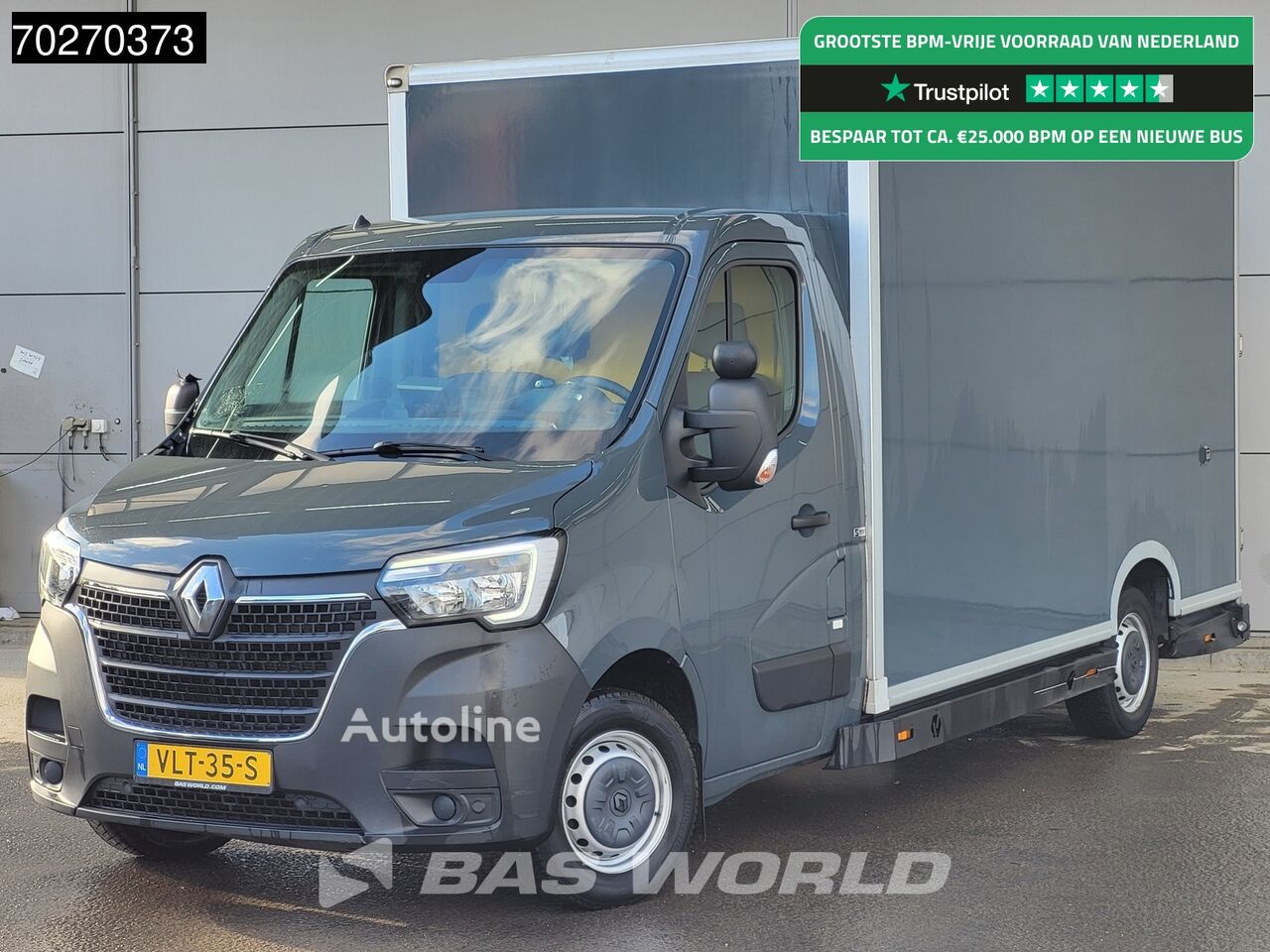 camion fourgon < 3.5t Renault Master 150PK Bakwagen Airco Cruise Luchtvering Meubelbak Planche