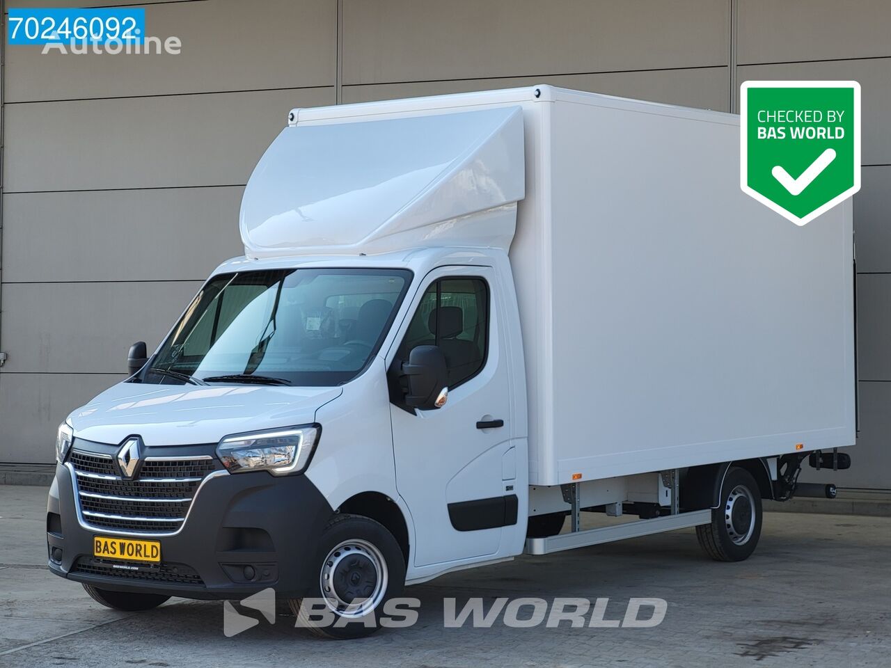 camião furgão < 3.5t Renault Master 165PK Bakwagen Laadklep Airco Cruise Zijdeur Meubelbak Ko novo