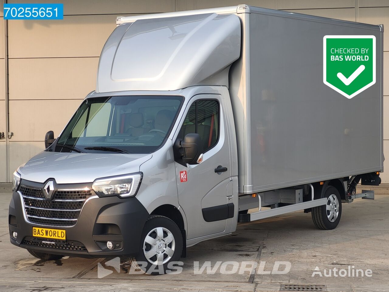 camion fourgon < 3.5t Renault Master 165PK Navi Cruise Airco FWD Lat om Lat Zijdeur Meubelbak neuf