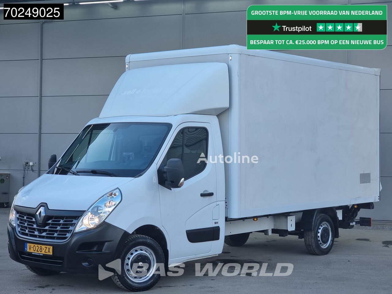 Renault Master 170PK Bakwagen Laadklep 20m3 Navi Camera Airco Cruise Kof box truck < 3.5t