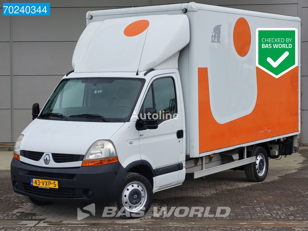 tovornjak zabojnik < 3.5t Renault Master 2.5DCI 120PK Bakwagen Laadklep Euro5 Airco Cruise Meubelb