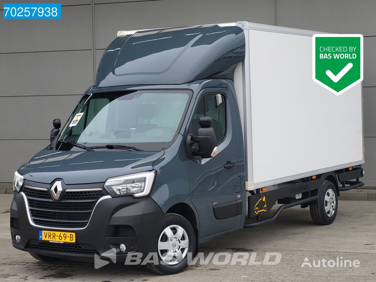 شاحنة مقفلة < 3.5طن Renault Master Z.E. 77PK Bakwagen Automaat 100% Elektrisch Airco Cruise