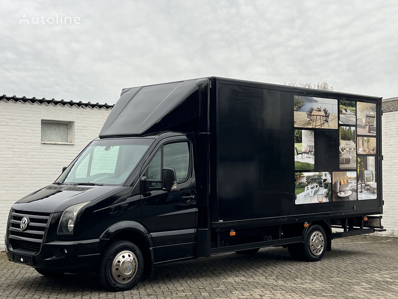 camion furgon < 3.5t Volkswagen Crafter 2.5 Tdi 100 kw Koffer Maxi 458 L Klima Lkw 3,5t Euro 4