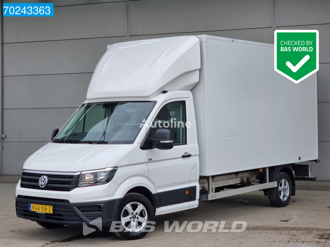 Volkswagen Crafter Bakwagen met achterdeuren Camera Airco Cruise Koffer Meu kamion furgon < 3.5t