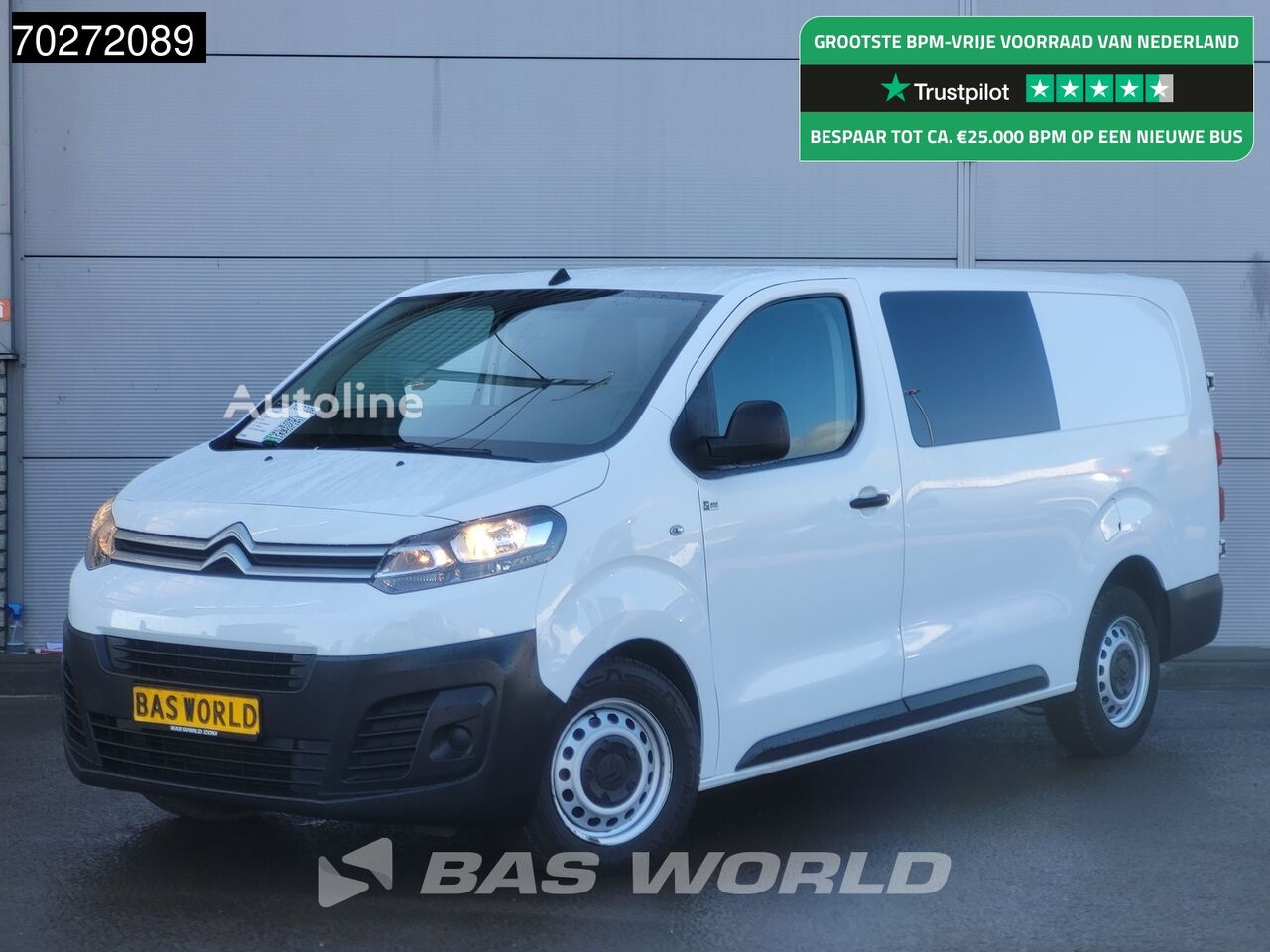 kompaktiškas furgonas Citroen Jumpy 120PK Long Dubbel Cabine L3H1 Navi Parkeersensoren Airco C