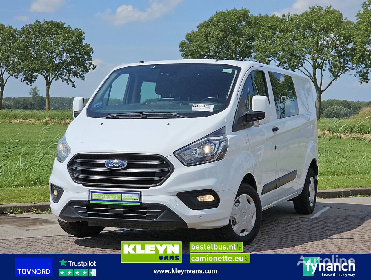 fourgonnette Ford TRANSIT CUSTOM l2 dubbelcabine acc!