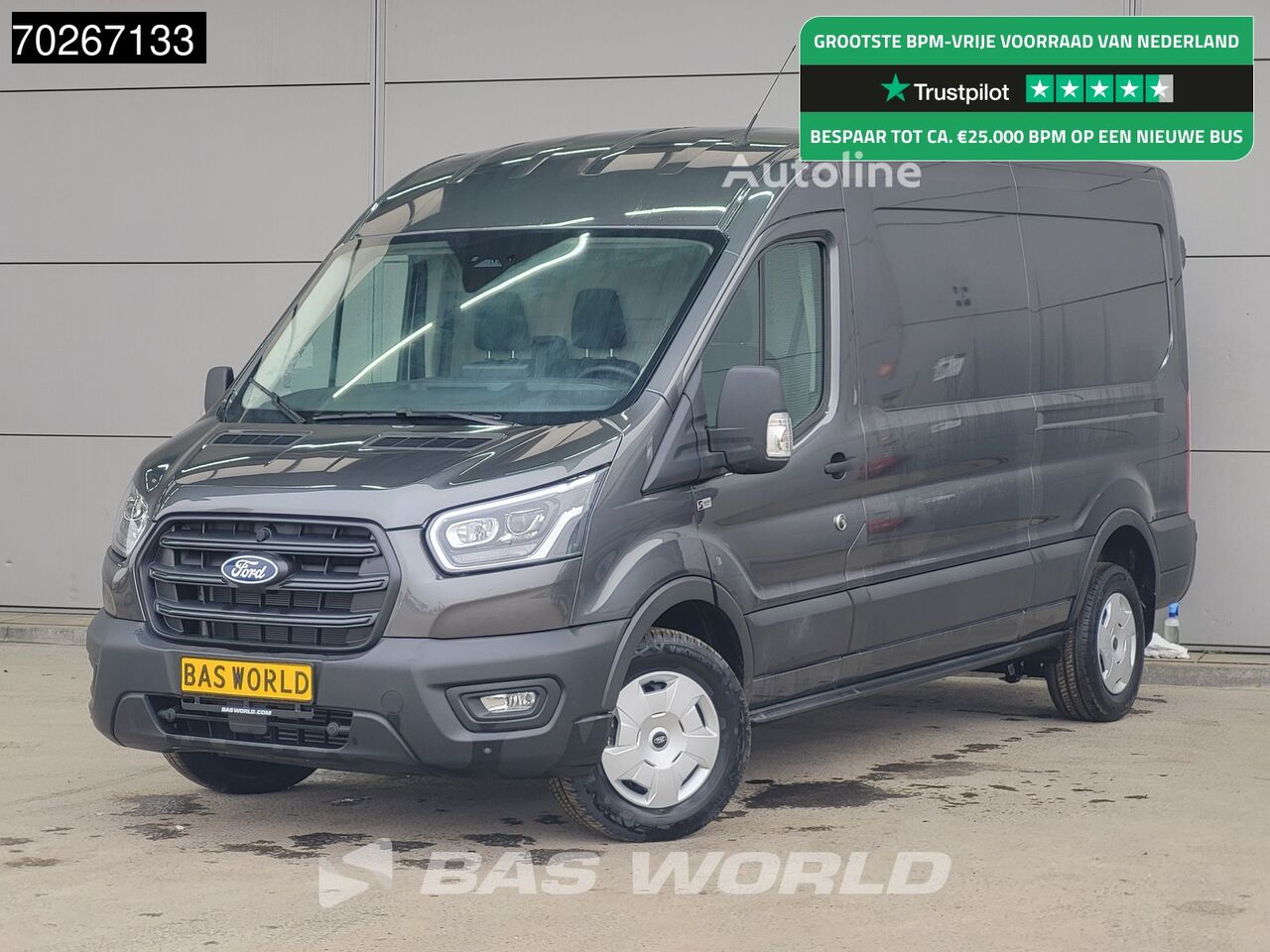 fourgonnette Ford Transit 165pk Automaat L3H2 10'' Xenon CarPlay Camera PDC L3 11m neuve