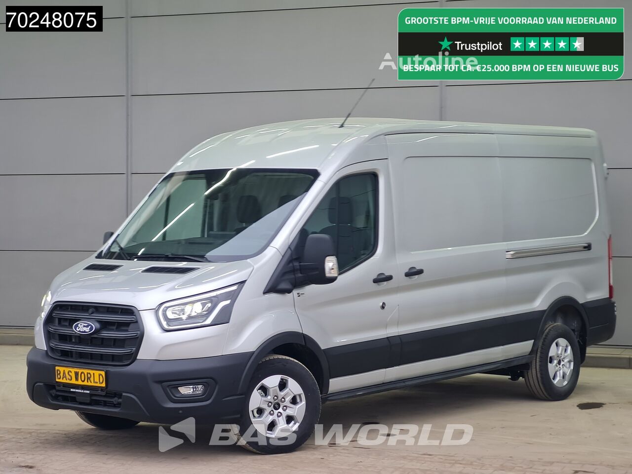 uudet Ford Transit 165pk Automaat Limited Dubbele schuifdeur L3H2 ACC 360ca pakettiauto henkilöautoksi