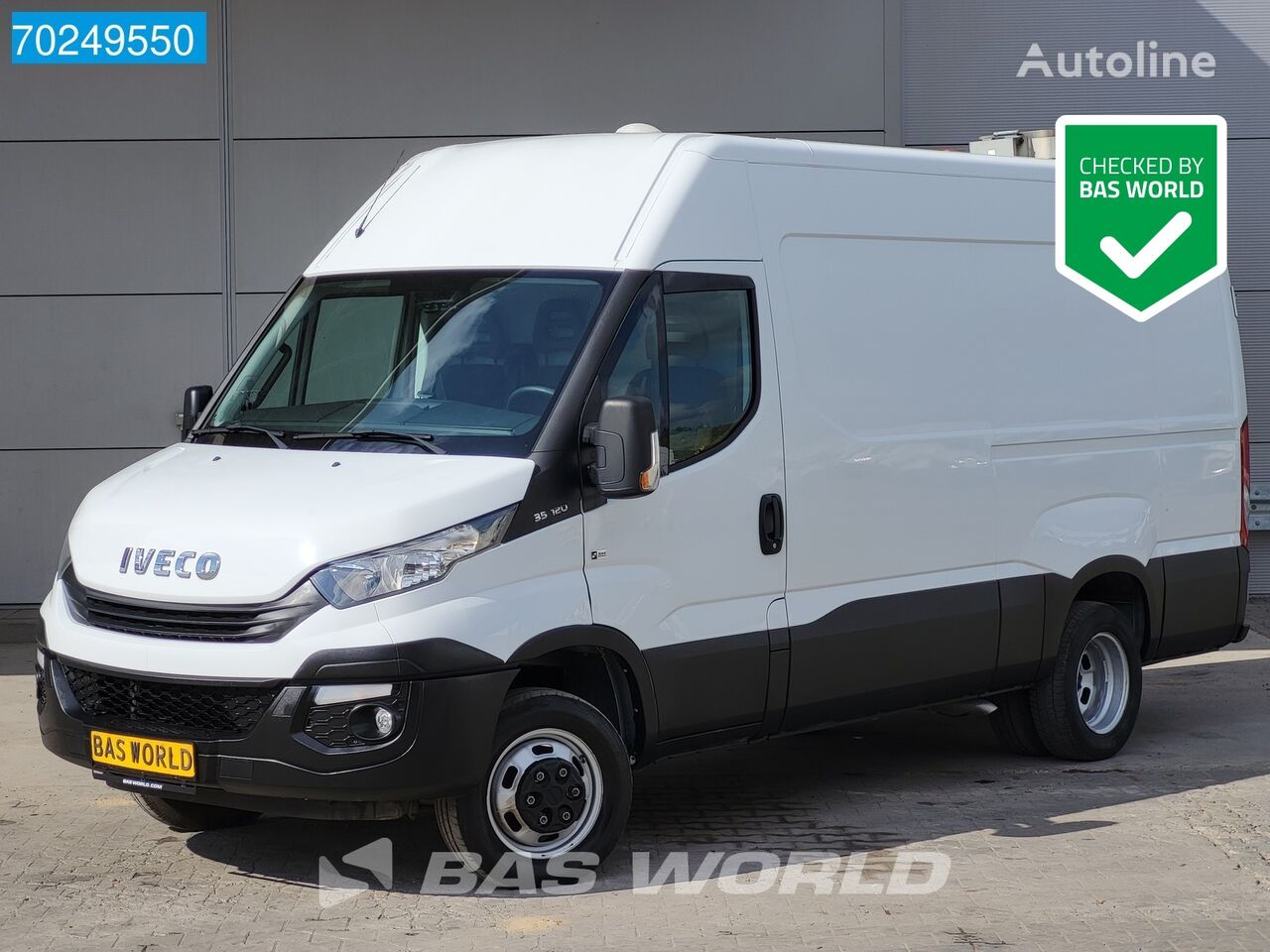 furgão compacto IVECO Daily 35C12 Uniek!!! Maxilift laadkraam Kraan Crane L2H2 Dubbell