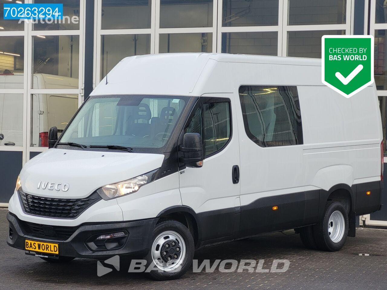 IVECO Daily 35C14 L2H2 Dubbel Cabine 3500kg trekhaak Dubbellucht Airco leichter Lieferwagen