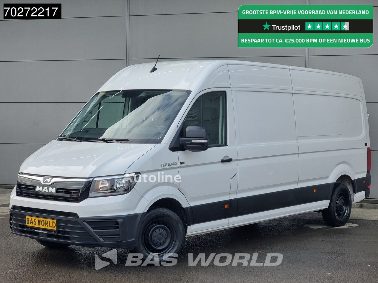 MAN TGE 3.140 Automaat L4H3 Camera Airco Parkeersensoren L3H2 14m3 A car-derived van