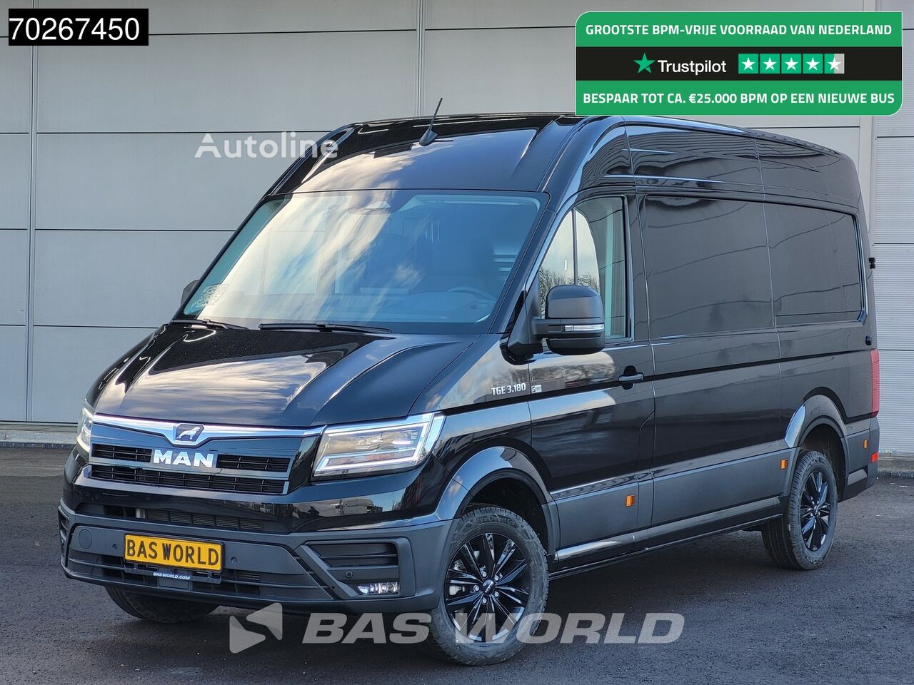 new MAN TGE 3.180 Automaat 2025 model Facelift Black Edition L3H3 ACC Tr car-derived van