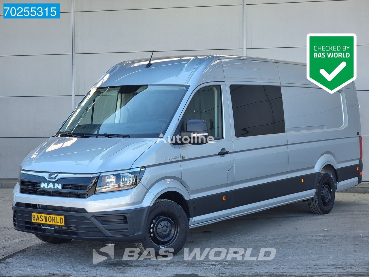 new MAN TGE 3.180 Automaat L5H3 Dubbele Cabine Airco Cruise Camera CarPl car-derived van