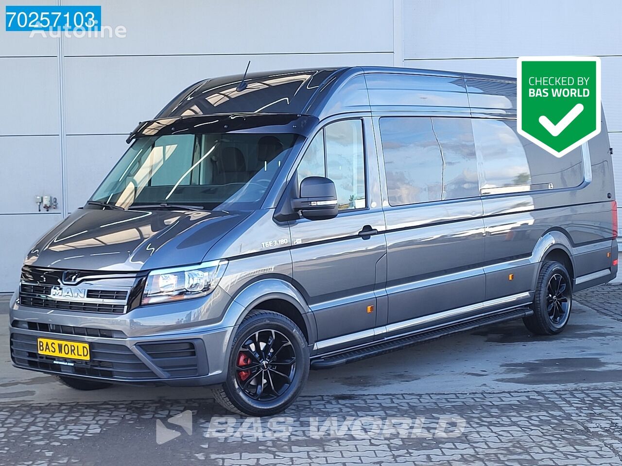 jauns MAN TGE 3.180 L5H3 Automaat Dubbel Cabine Black Edition Camera CarPl vieglais furgons