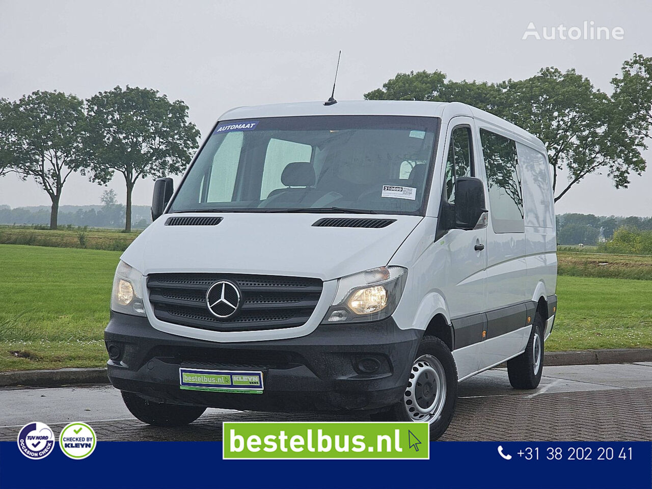 سيارة نقل بضائع صغيرة Mercedes-Benz SPRINTER 314 dubbel cabine autom!